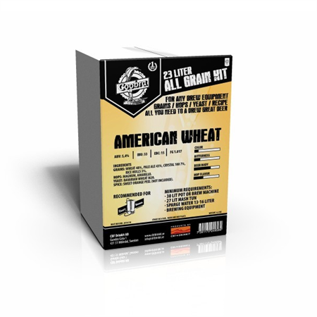 All Grain Kit - American Wheat 23 liter