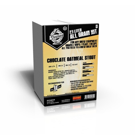 All Grain Kit - Choclate Oatmeal Stout 23 liter