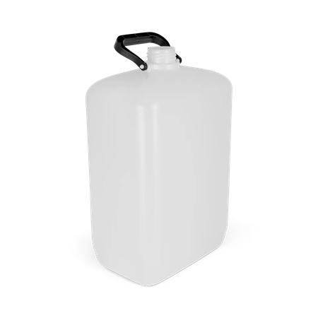 Dunk 10 liter med handtag 50 mm + kapsyl